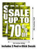 Sale Up to 70% A-Frame Signs, Decals, or Panels