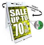 Sale Up to 70% A-Frame Signs, Decals, or Panels