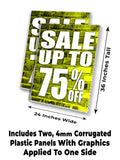 Sale Up to 75% A-Frame Signs, Decals, or Panels