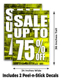 Sale Up to 75% A-Frame Signs, Decals, or Panels