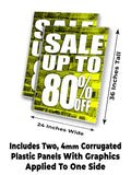 Sale Up to 80% A-Frame Signs, Decals, or Panels