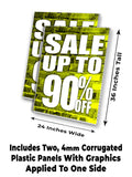 Sale Up to 90% A-Frame Signs, Decals, or Panels