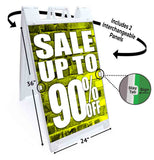 Sale Up to 90% A-Frame Signs, Decals, or Panels