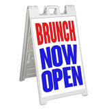 Brunch Now Open A-Frame Signs, Decals, or Panels