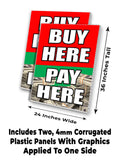 Buy Here Pay Here A-Frame Signs, Decals, or Panels