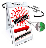 Vaccine A-Frame Signs, Decals, or Panels