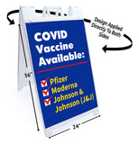 Vaccine Available A-Frame Signs, Decals, or Panels