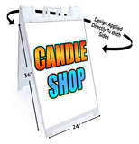 Candle Shop A-Frame Signs, Decals, or Panels