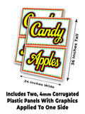 Candy Apples A-Frame Signs, Decals, or Panels