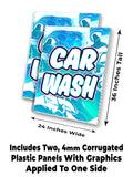 Car Wash A-Frame Signs, Decals, or Panels