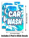 Car Wash A-Frame Signs, Decals, or Panels