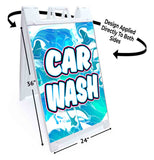 Car Wash A-Frame Signs, Decals, or Panels