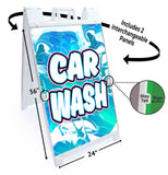Car Wash A-Frame Signs, Decals, or Panels