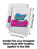 Car Wash A-Frame Signs, Decals, or Panels
