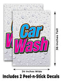 Car Wash A-Frame Signs, Decals, or Panels