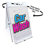 Car Wash A-Frame Signs, Decals, or Panels