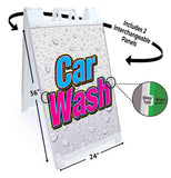 Car Wash A-Frame Signs, Decals, or Panels