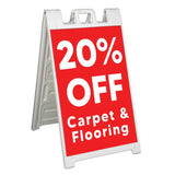 Carpet & Flooring 20% Off A-Frame Signs, Decals, or Panels