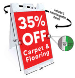 Carpet & Flooring 35% Off A-Frame Signs, Decals, or Panels