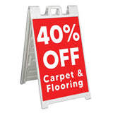 Carpet & Flooring 40% Off A-Frame Signs, Decals, or Panels