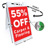 Carpet & Flooring 55% Off A-Frame Signs, Decals, or Panels
