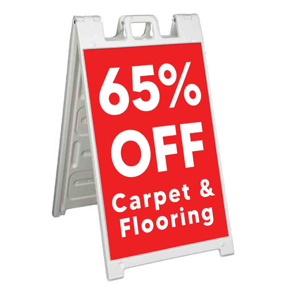 Carpet & Flooring 65% Off A-Frame Signs, Decals, or Panels