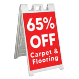 Carpet & Flooring 65% Off A-Frame Signs, Decals, or Panels