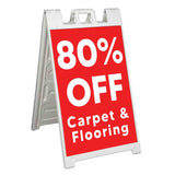 Carpet & Flooring 80% Off A-Frame Signs, Decals, or Panels