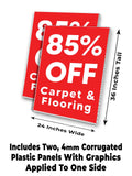 Carpet & Flooring 85% Off A-Frame Signs, Decals, or Panels