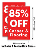 Carpet & Flooring 85% Off A-Frame Signs, Decals, or Panels