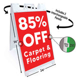 Carpet & Flooring 85% Off A-Frame Signs, Decals, or Panels