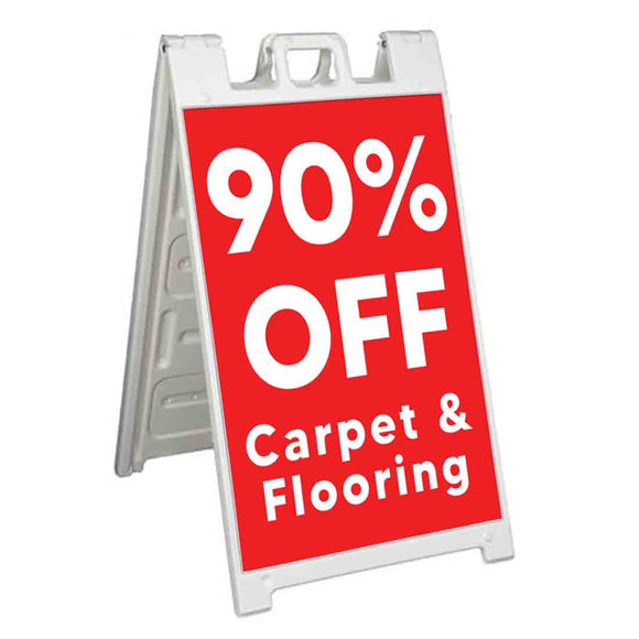 Carpet & Flooring 90% Off A-Frame Signs, Decals, or Panels