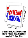 Catering Available A-Frame Signs, Decals, or Panels