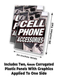 Cell Phone Accessories A-Frame Signs, Decals, or Panels