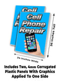 Cell Phone Repair A-Frame Signs, Decals, or Panels