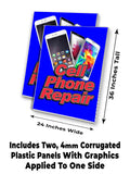 Cell Phone Repair A-Frame Signs, Decals, or Panels