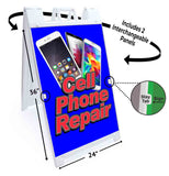Cell Phone Repair A-Frame Signs, Decals, or Panels