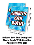 Charity Car Wash A-Frame Signs, Decals, or Panels