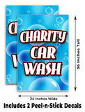 Charity Car Wash A-Frame Signs, Decals, or Panels