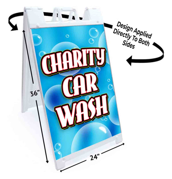 Charity Car Wash A-Frame Signs, Decals, or Panels