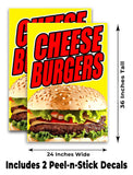Cheese Burgers A-Frame Signs, Decals, or Panels