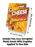 Cheese Nachos Chips A-Frame Signs, Decals, or Panels