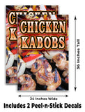 Chicken Kabobs A-Frame Signs, Decals, or Panels