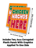 Chicken Nachos Here A-Frame Signs, Decals, or Panels