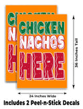 Chicken Nachos Here A-Frame Signs, Decals, or Panels