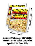 Chicken Noodles A-Frame Signs, Decals, or Panels