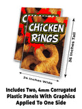 Chicken Rings A-Frame Signs, Decals, or Panels
