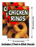 Chicken Rings A-Frame Signs, Decals, or Panels