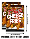 Chili Cheese Fries A-Frame Signs, Decals, or Panels