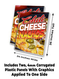 Chili Cheese Nachos A-Frame Signs, Decals, or Panels